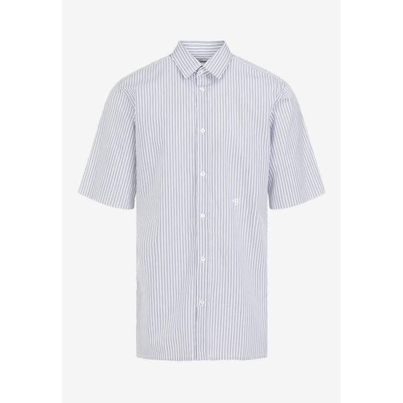 Short-Sleeved Striped Shirt
