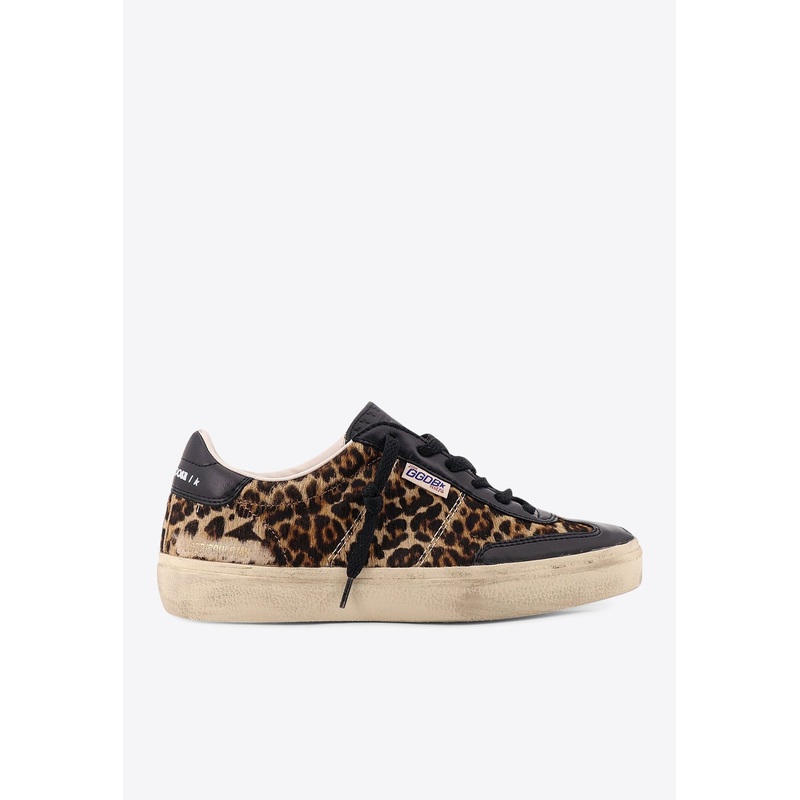 Soul-Star Leopard Print Low-Top Sneakers