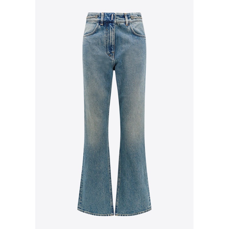 4G Logo Flare Jeans