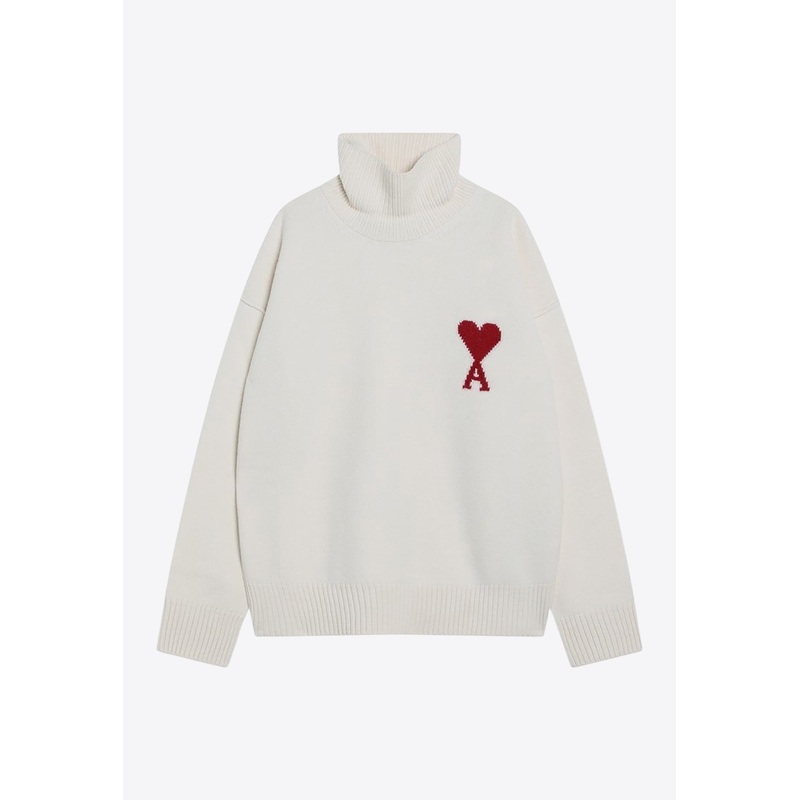 Ami De Coeur Turtleneck Wool Sweater