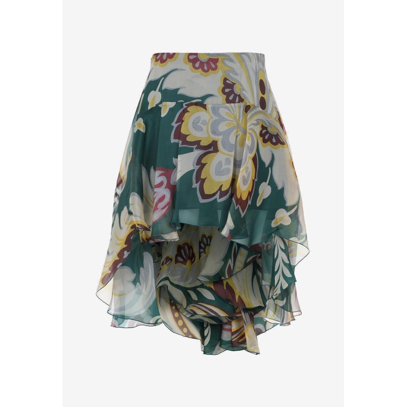 Asymmetric Mini Skirt