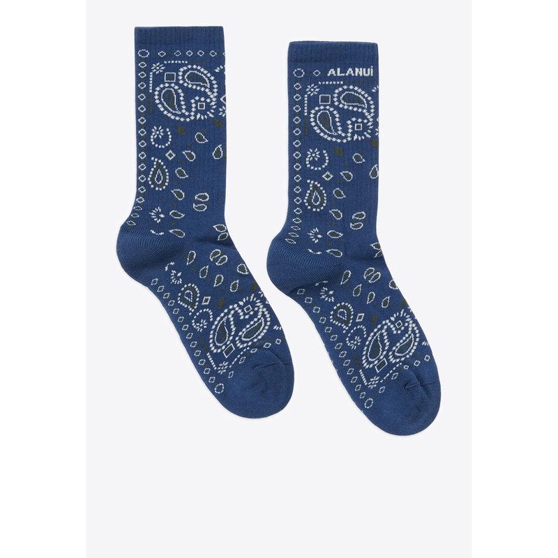 Bandana Jacquard Knit Socks