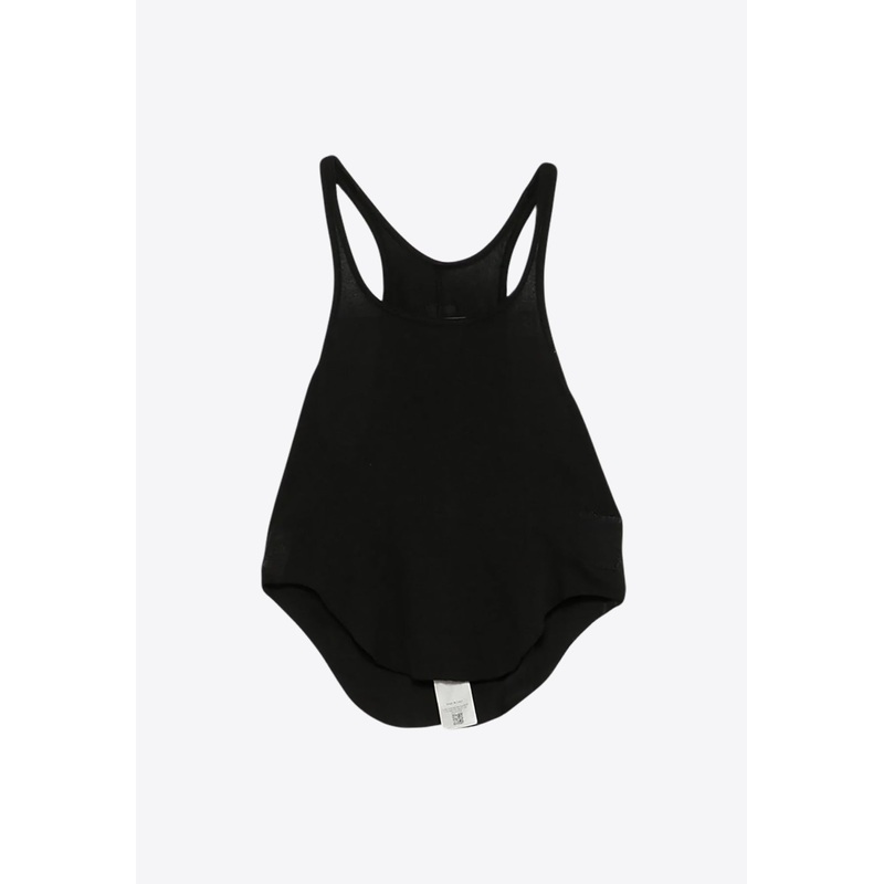 Basic Vintage-Effect Tank Top with Strap