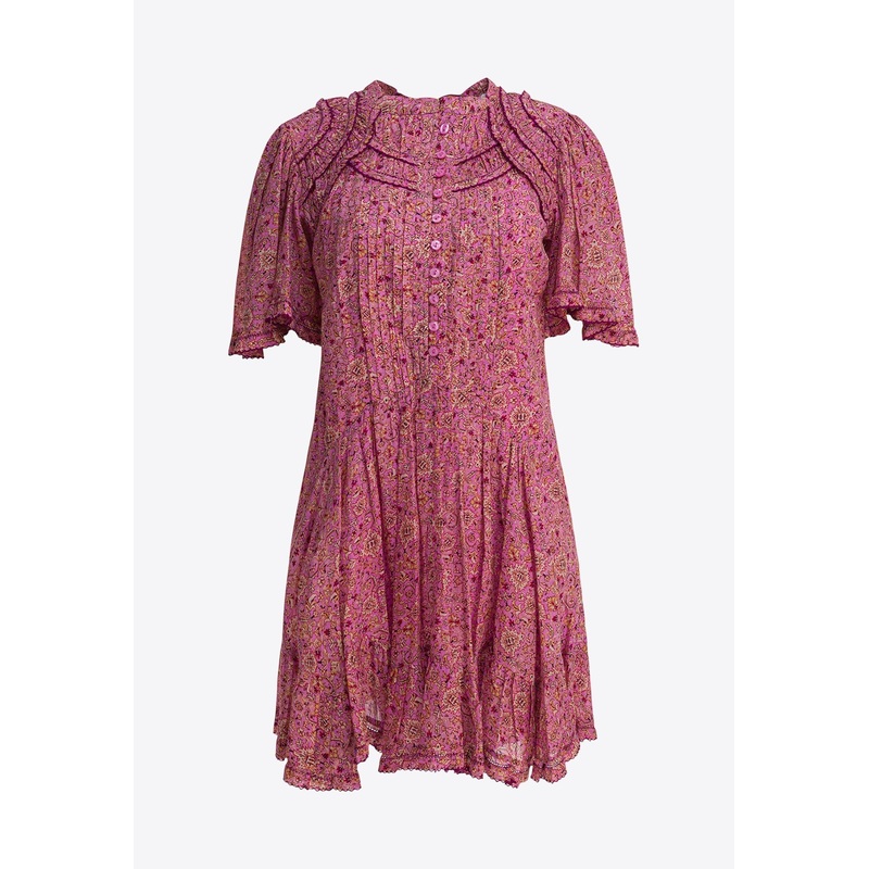 Celyana Floral Print Mini Dress