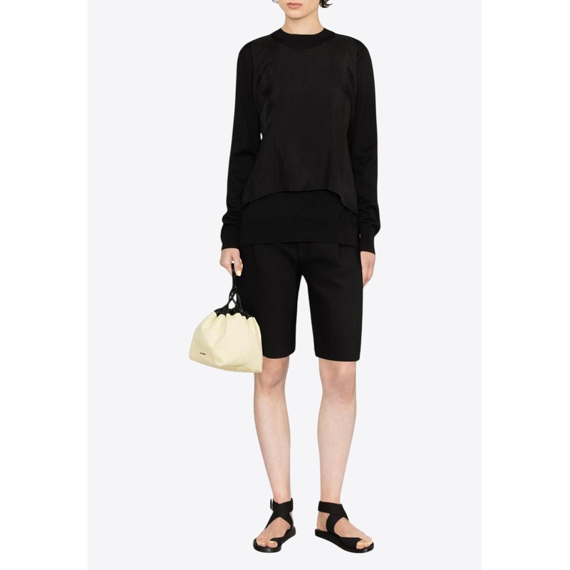 Layered Crewneck Sweatshirt