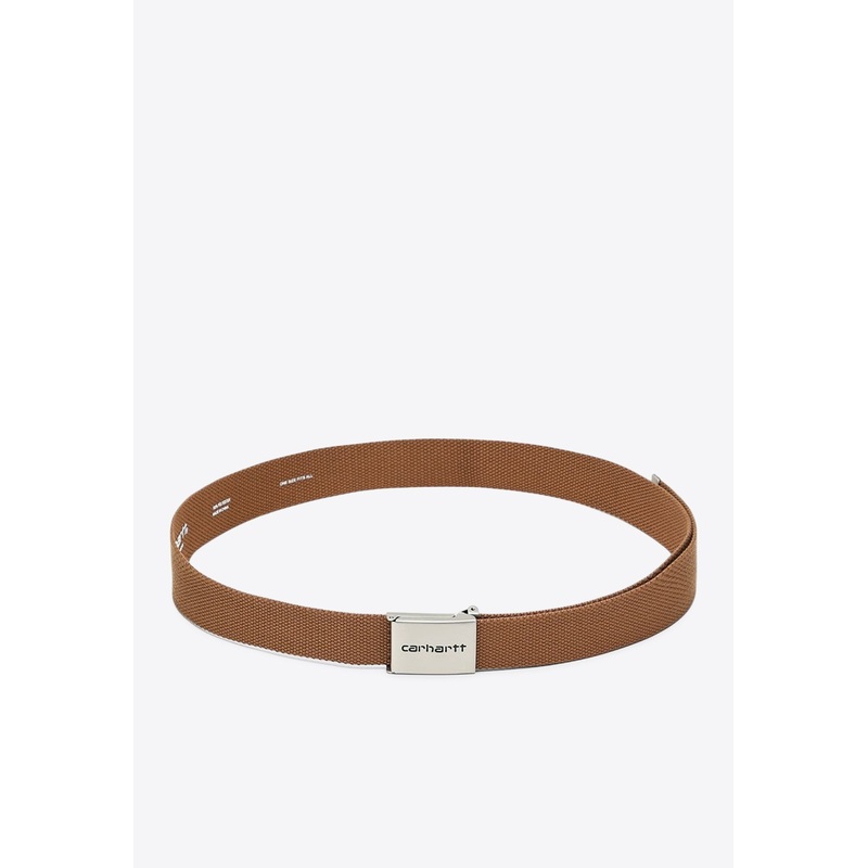 Logo Embossed Clip Belt