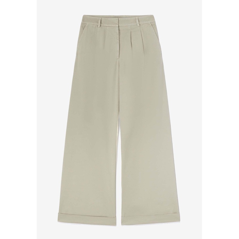 Logo-Patch Wide-Leg Pants