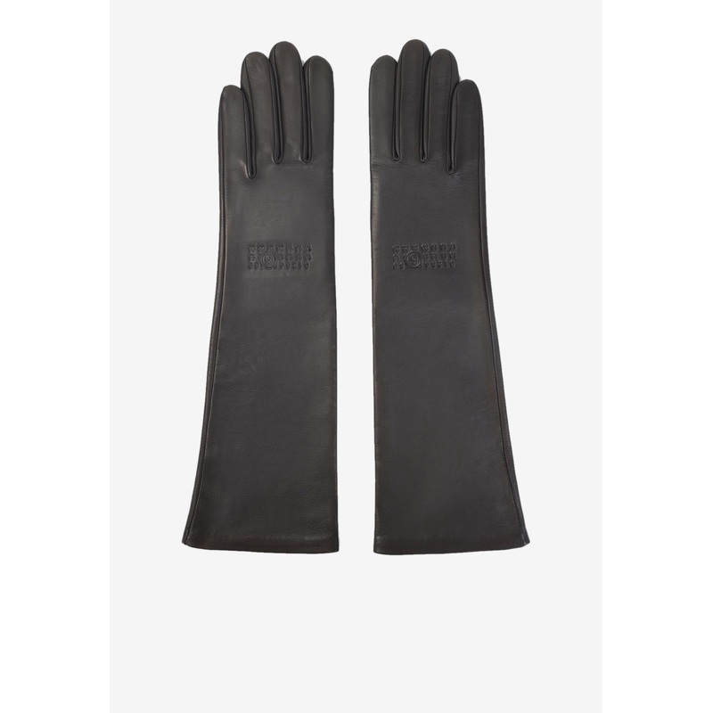 Long Leather Gloves