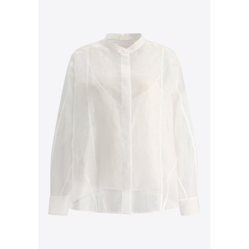 Mandarin Collar Blouse