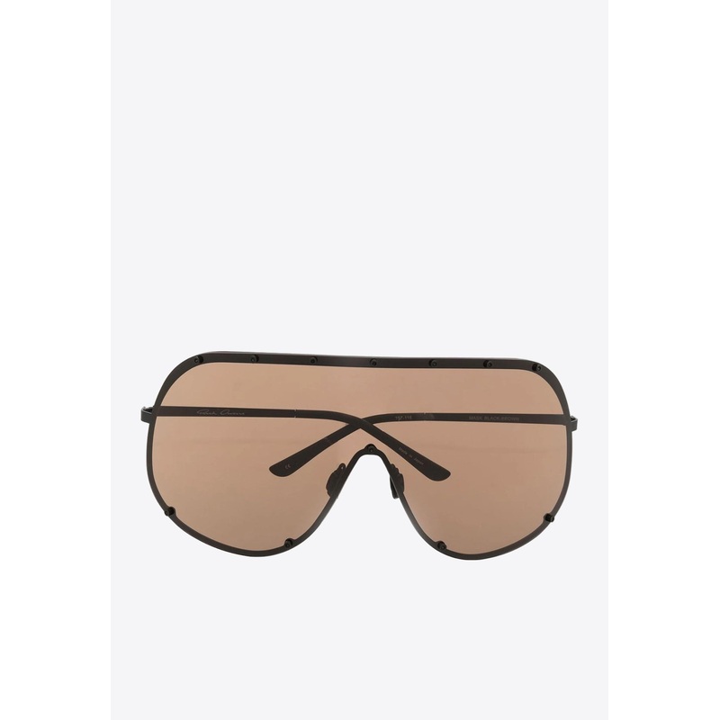 Oversized Shield-Frame Sunglasses