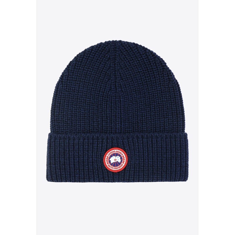 Rib Toque Logo Patch Beanie
