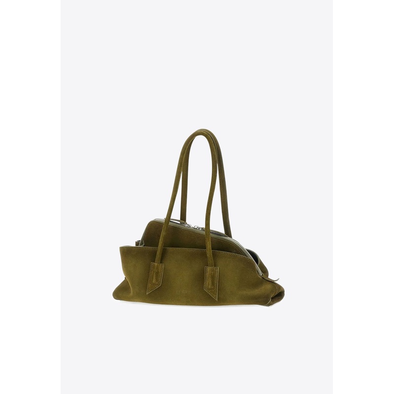 Small La Passeggiata Suede Shoulder Bag