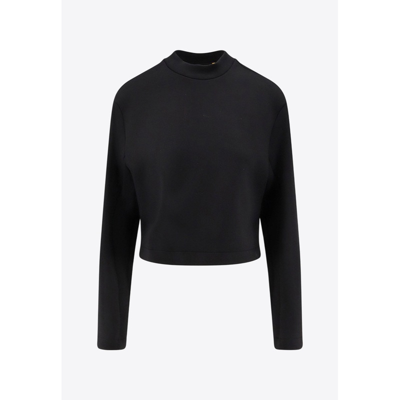 X EE72 by Edward Enninful Logo Patch Sweater