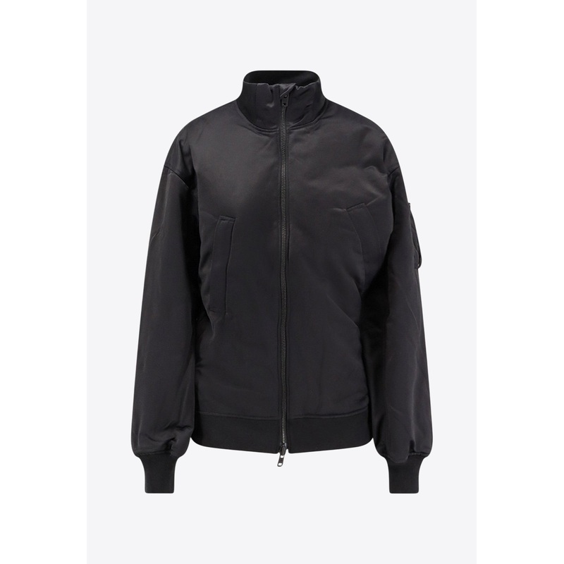 Asymmetric Zip-Up Track Jacket