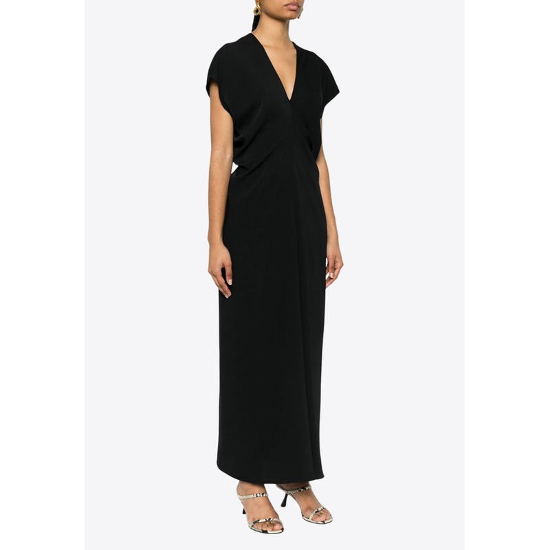 Draped Cady Midi Dress