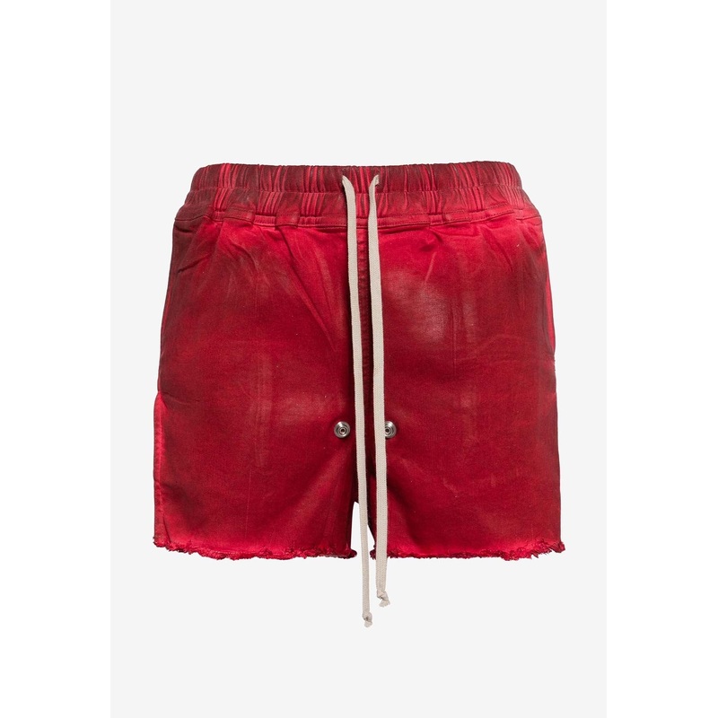 Gabe Side-Slit Denim Shorts