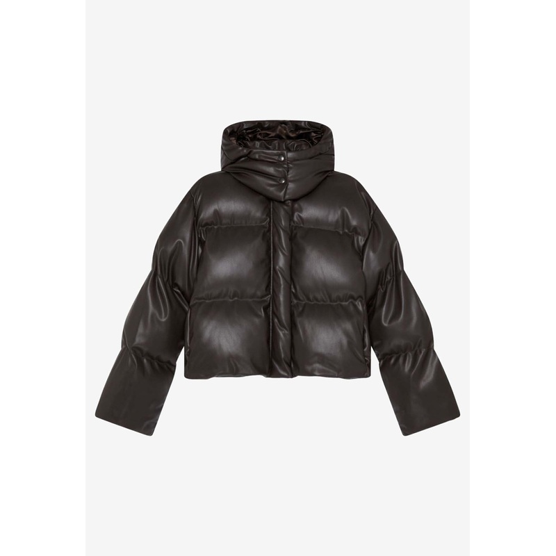 High-Neck Zip-Up Puffer Jacket