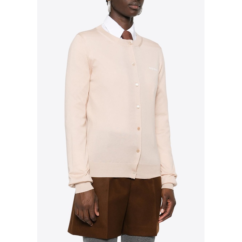 Knitted Logo Cardigan