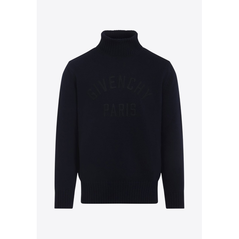 Logo-Embroidered High-Neck Sweater