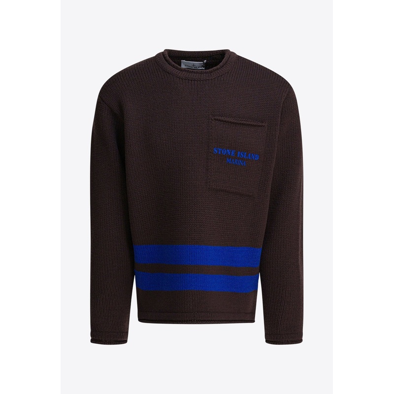 Logo Print Wool Sweater