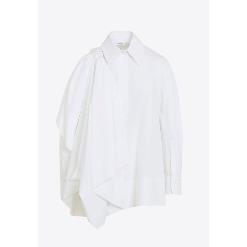 Long-Sleeved Shirt with Bow