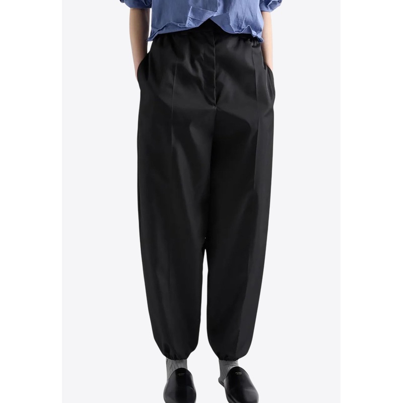 Nylon Belted Track Pants