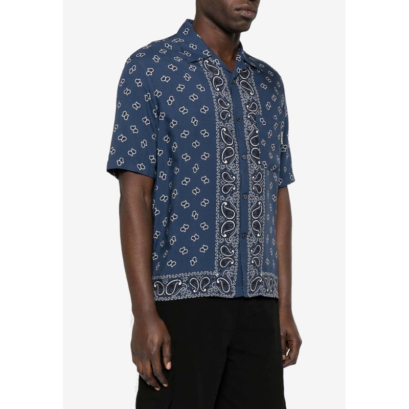 Paisley Print Bowling Shirt