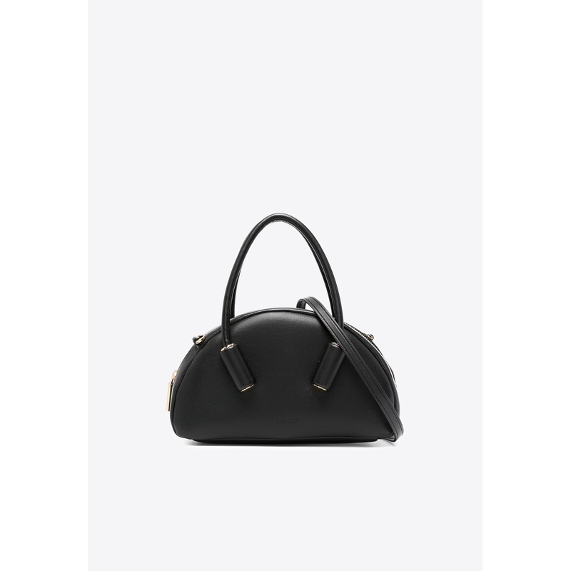 Selene Faux Leather Top Handle Bag