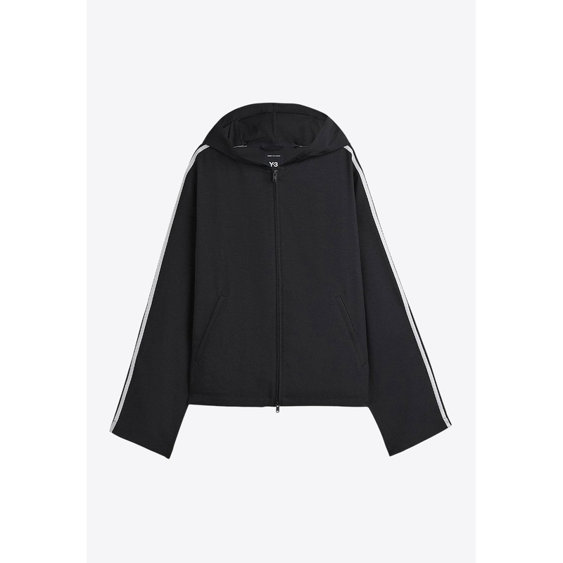 Three-Stripes Oversized Windbreaker Jacket