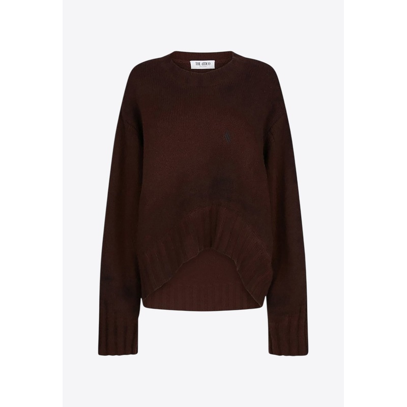 Asymmetric Wool-Blend Sweater
