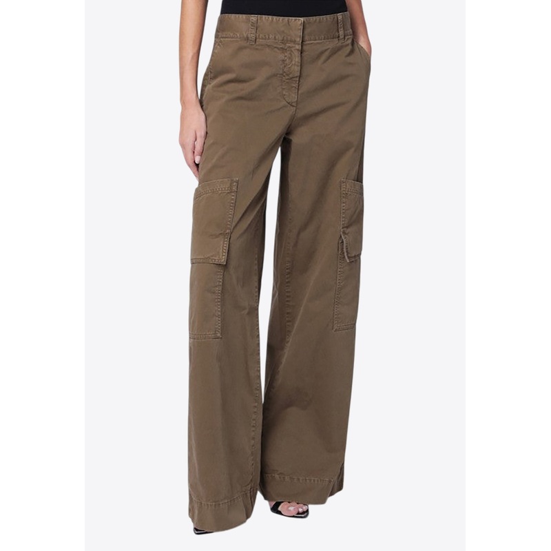 Cargo Straight-Leg Pants