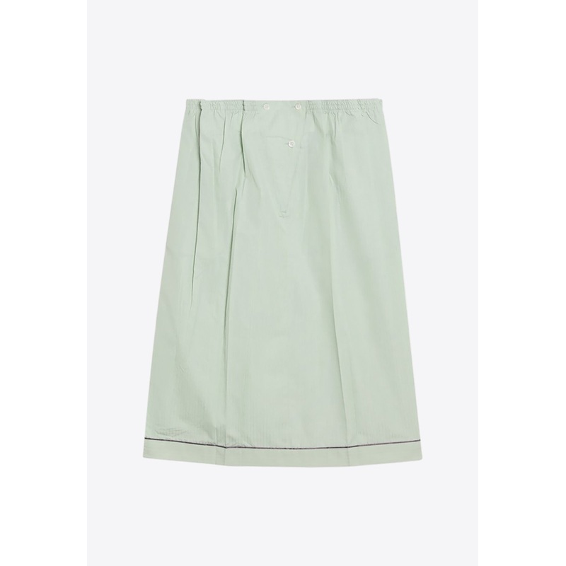 Elastic-Waistband Skirt
