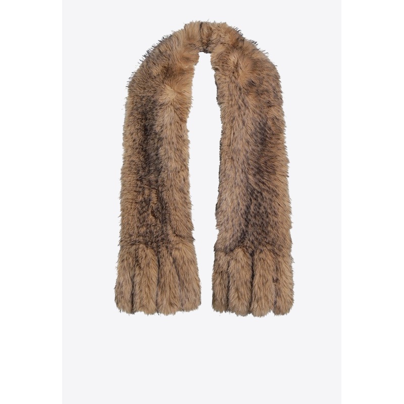 Faux Fur Plush Scarf