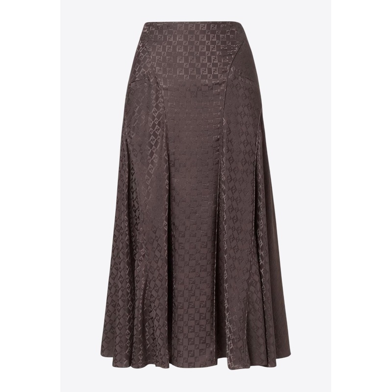 FF Jacquard Silk Skirt