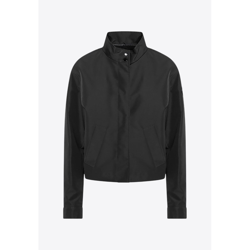 Logo-Patch Zip-Up Jacket