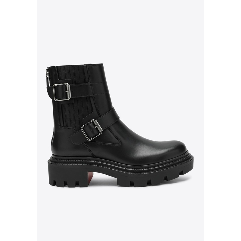Oxybootie College Leather Biker Boots
