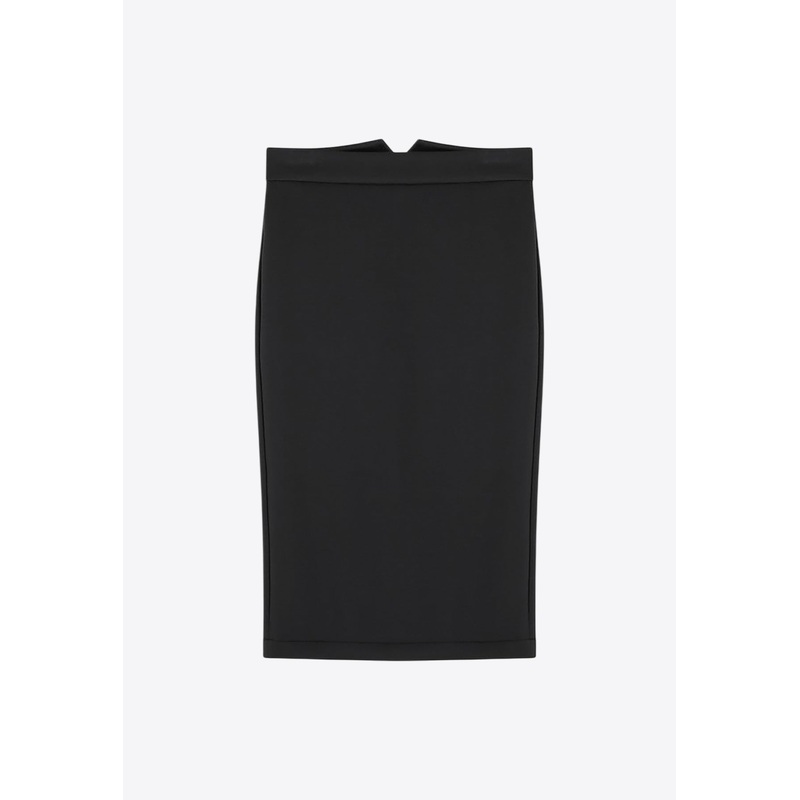Pencil Knee-Length Skirt