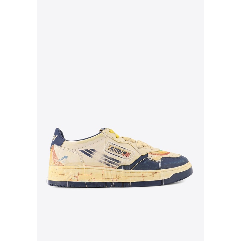 Rainbow Lace-Up Sneakers