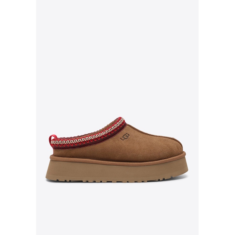 Tazz Flatform Suede Mules
