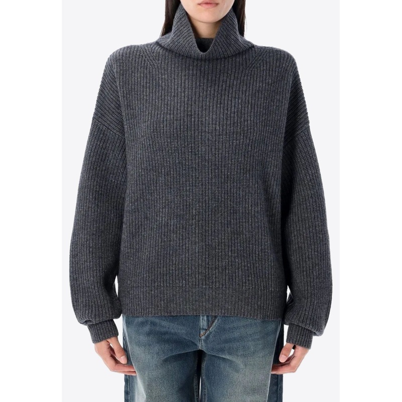 Brooke High-Neck Knitted Sweater
