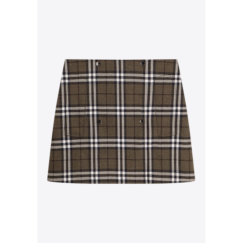 Checked Mini Skirt