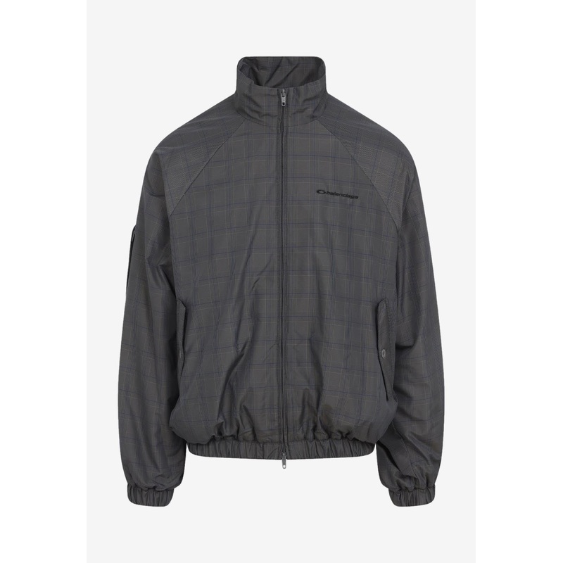 Checked Tracksuit Jacket