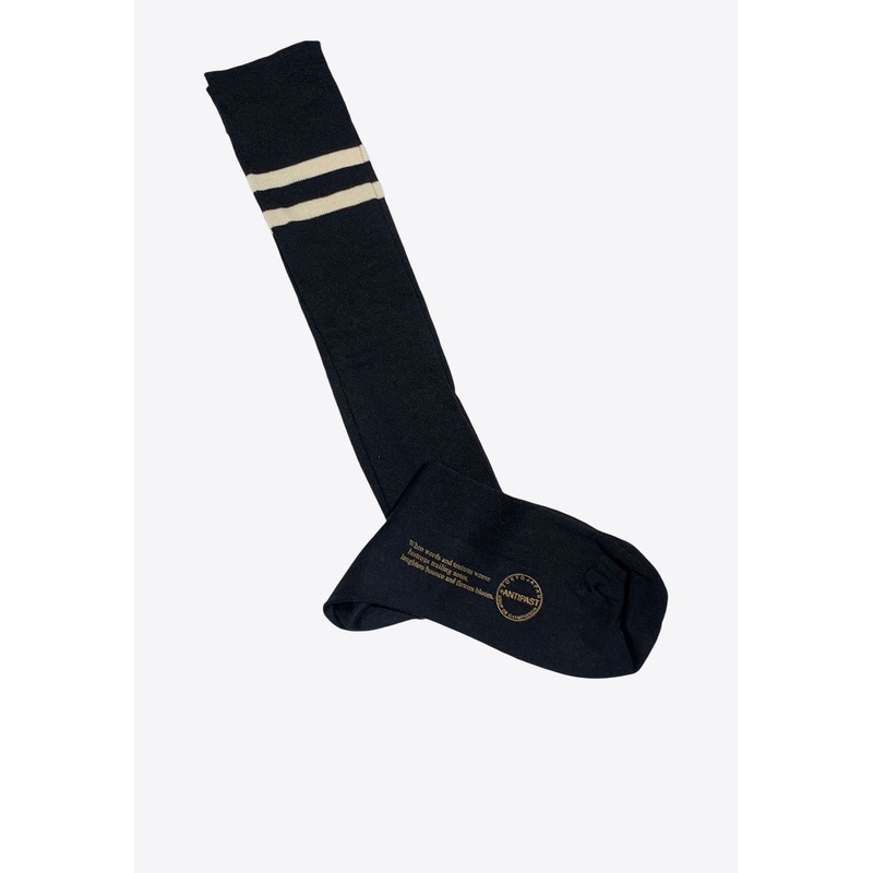 Contrast Striped Long Socks