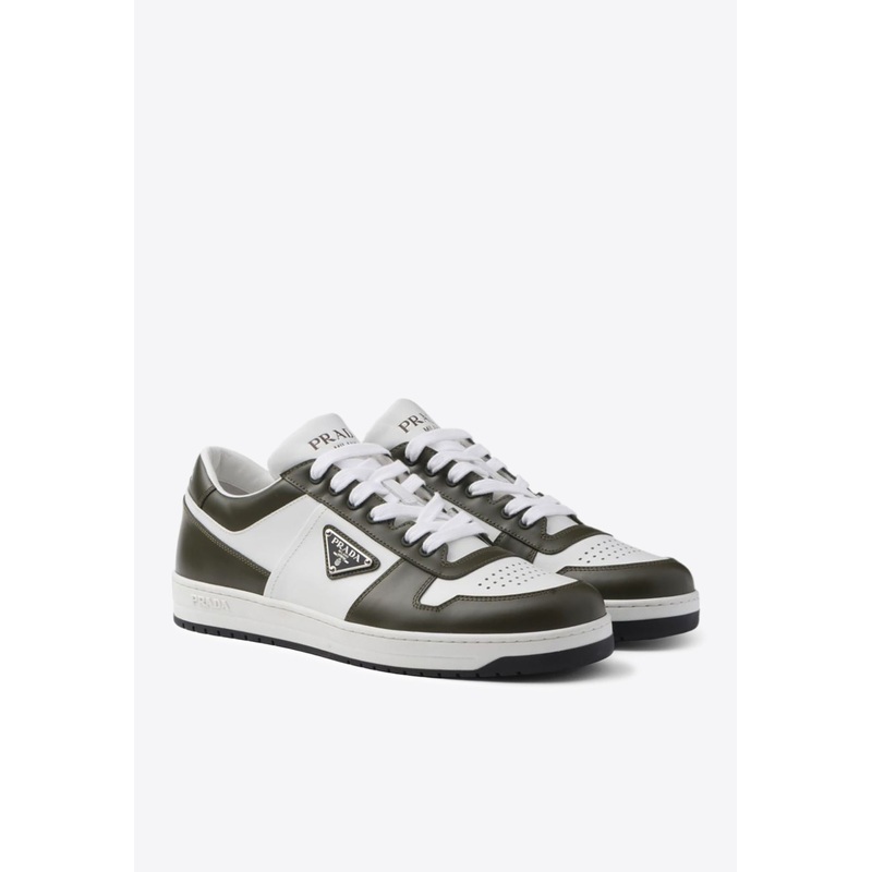 Downtown Low-Top Leather Sneakers