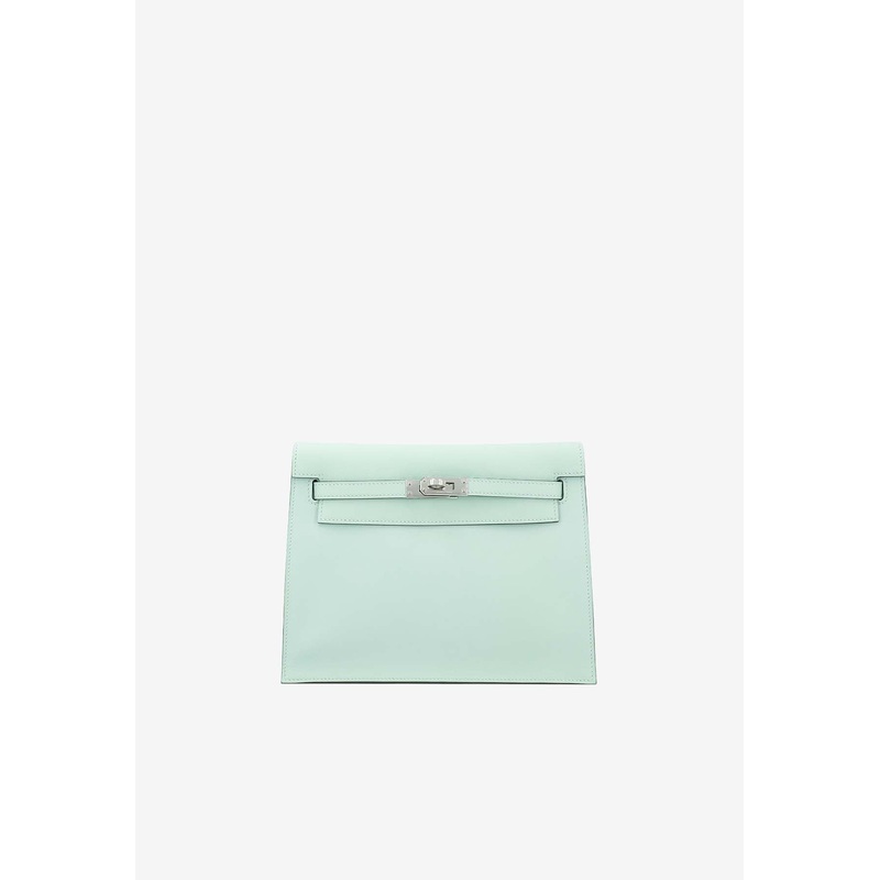 Kelly Danse in Vert Peppermint Swift with Palladium Hardware