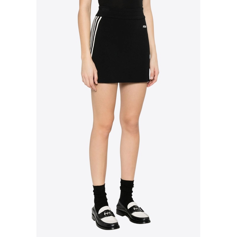 Knitted Tennis Mini Skirt