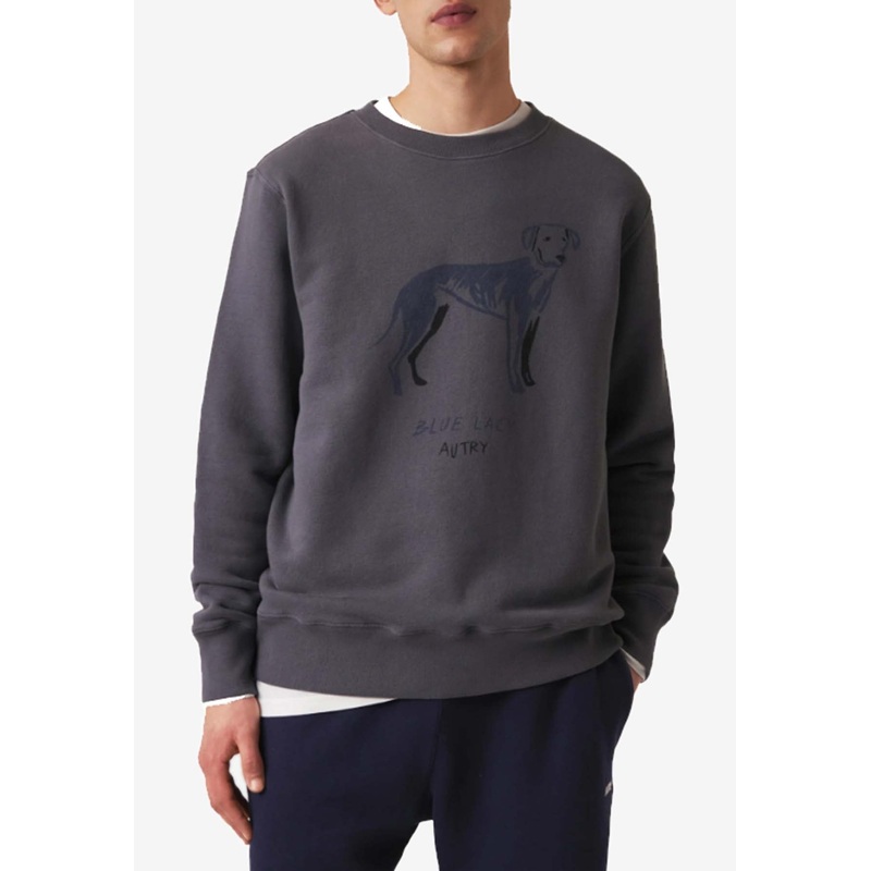 Lacy Water Print Crewneck Sweatshirt