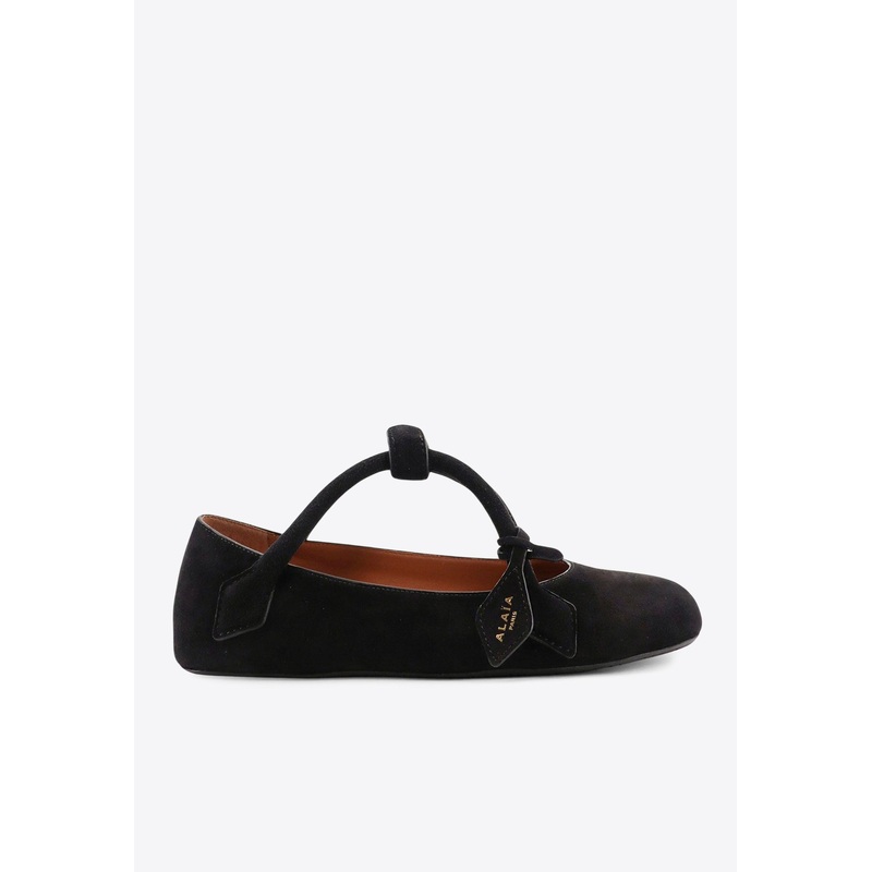 Le Teckel Suede Ballet Flats