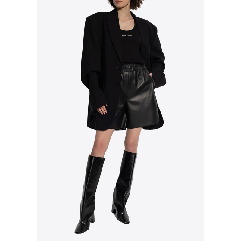 Logo-Embroidered Ribbed Tank Top