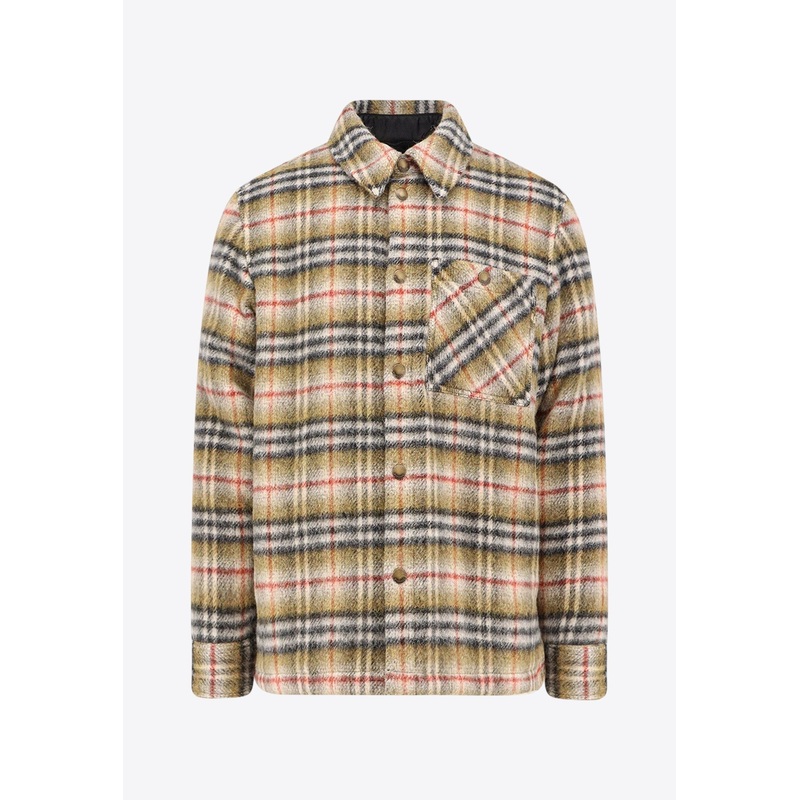 Madras Check Wool Jacket